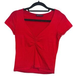 Brandy Melville Red Gina Top